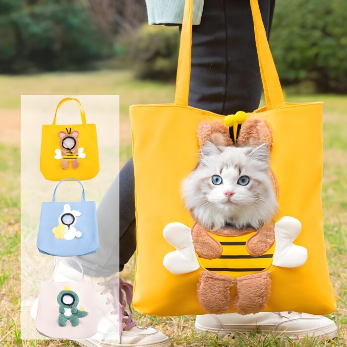 yellow Cat Carrier Bag