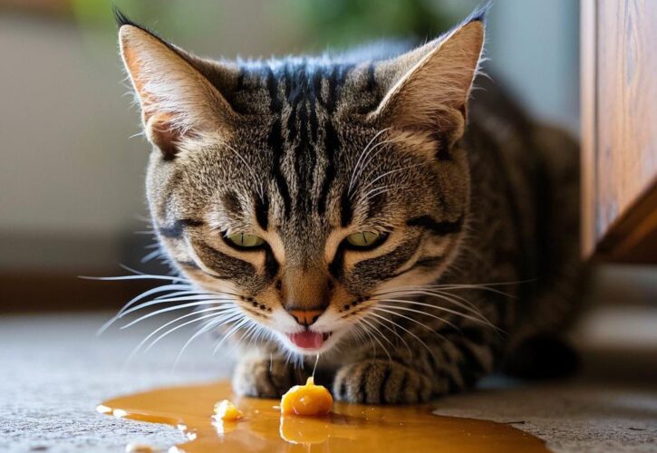 Cat Vomiting: Causes,Types and Symptoms